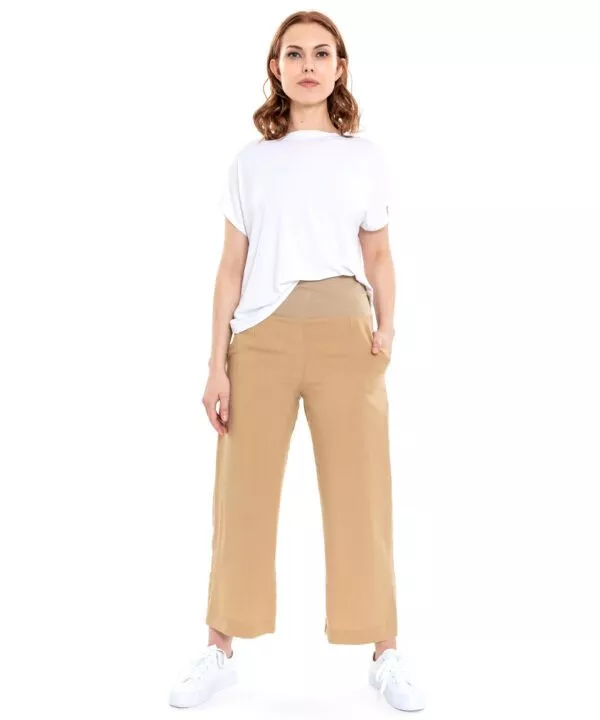 Tencel Hose von ulliKo in Sand Farbe