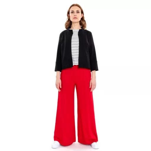 Wide Leg Sommerhose in rot von ulliKo