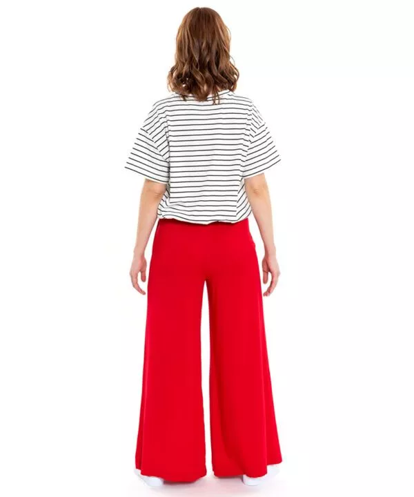 Wide Leg Sommerhose in rot von ulliKo